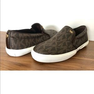 Michael Kors Women’s Brown MK Boerum Double Gore